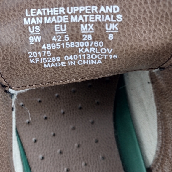 Classic Black Men's Leather Shoes - Picture 7 of 9